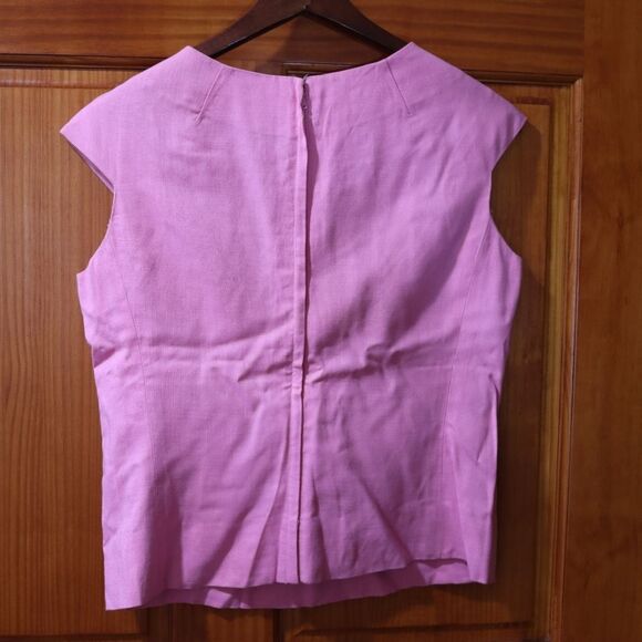 Ilsa Engel Vintage Pink Seashell 1950s Vintage Top 12 - Picture 3 of 16